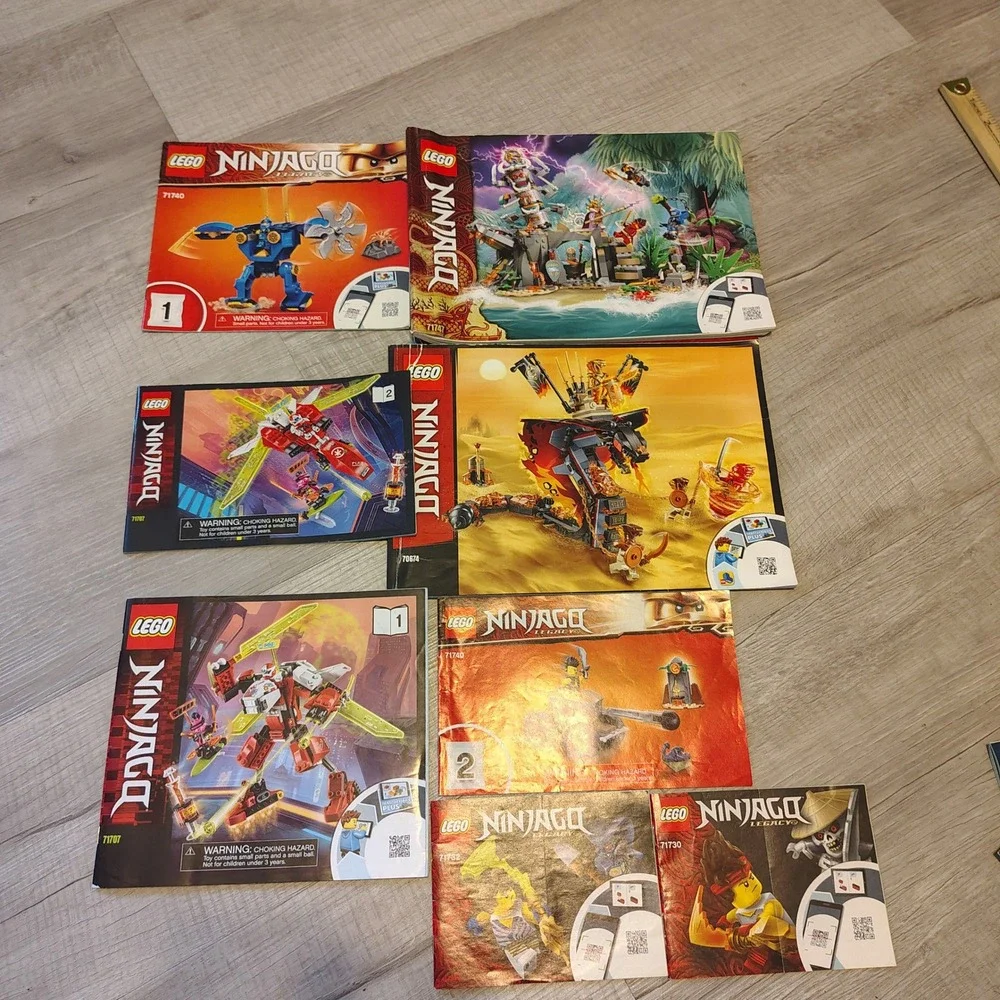 Lego Ninjago Instruction Manual Lot 71740 71707 71747 70674 Legacy Guides